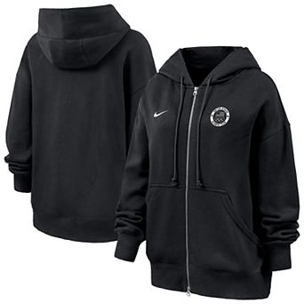 Women's Nike Black Team USA Phoenix Fleece Full-Zip Hoodie