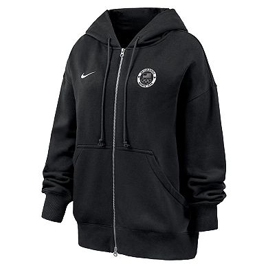 Women's Nike Black Team USA Phoenix Fleece Full-Zip Hoodie