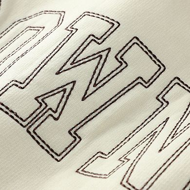 Men's Profile Cream Cleveland Browns Big & Tall Fleece Sweatshirt