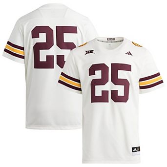 Men's adidas #25 White Arizona State Sun Devils Premier Strategy Jersey