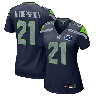 Women's Nike Devon Witherspoon College Navy Seattle Seahawks Team 50th Season Game Jersey