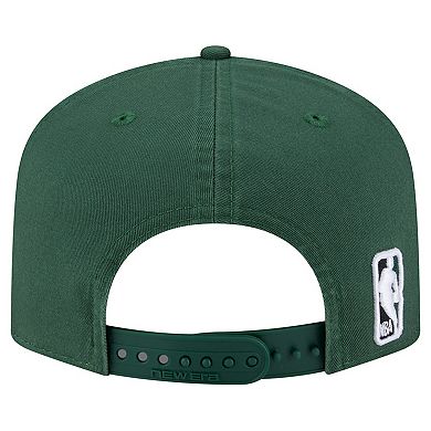 Men's New Era Hunter Green Milwaukee Bucks Cotton 19TWENTY Adjustable Hat