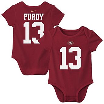 Infant Nike Brock Purdy Scarlet San Francisco 49ers Player Name & Number Bodysuit