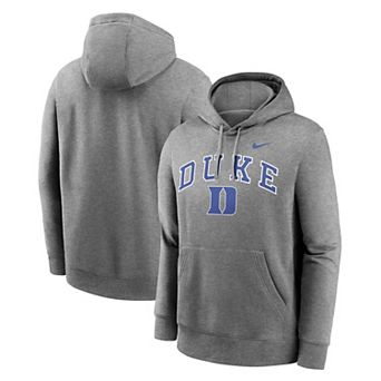Men's Nike Gray Duke Blue Devils Club Fleece Arch Pullover Hoodie