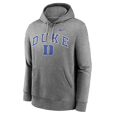 Men's Nike Gray Duke Blue Devils Club Fleece Arch Pullover Hoodie