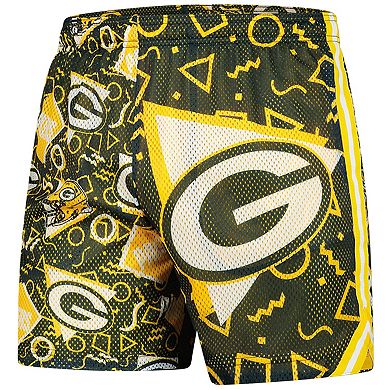 Men's Chubbies Green Green Bay Packers Mesh Shorts