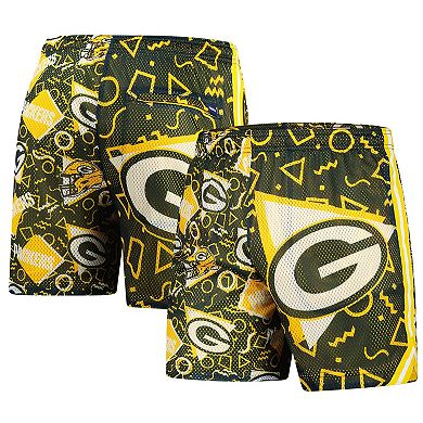 Men's Chubbies Green Green Bay Packers Mesh Shorts