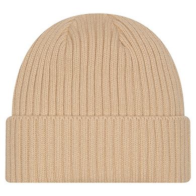 Men's New Era Tan Los Angeles Lakers Color Pack Cuffed Knit Hat