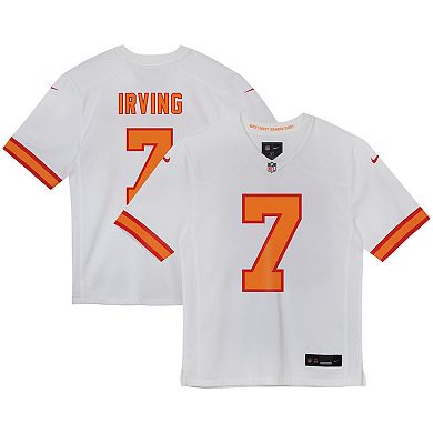 Preschool Bucky Irving White '76 Tampa Bay Buccaneers Game Jersey