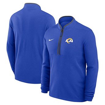 Men's Nike Royal Los Angeles Rams Lightweight Victory Dri-FIT Half-Zip Pullover