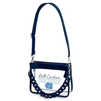 WEAR by Erin Andrews North Carolina Tar Heels Plastic Chain Mini Crossbody Bag