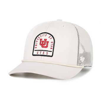 Unisex '47 Cream Utah Utes Core & Inline Gravestone Adjustable Trucker Hat