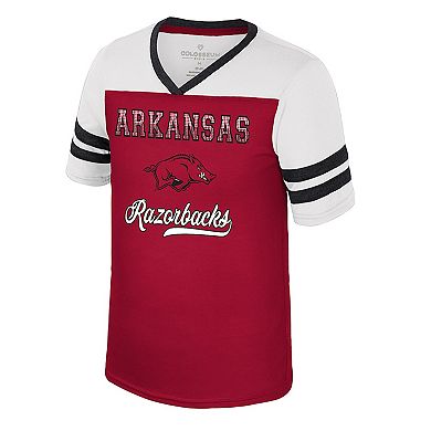 Girls Youth Colosseum Cardinal Arkansas Razorbacks Princess Bubblegum ...
