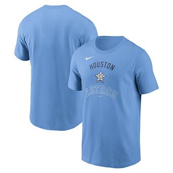 Men's Nike Light Blue Houston Astros Early Innings Stack T-Shirt