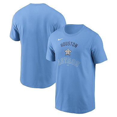 Men's Nike Light Blue Houston Astros Early Innings Stack T-Shirt