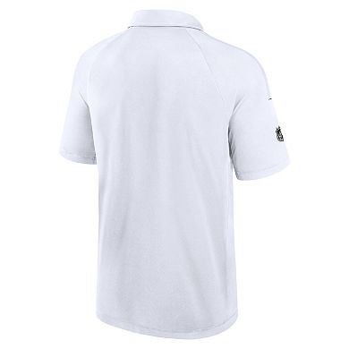 Men's Fanatics White Tampa Bay Lightning Authentic Pro Rink Raglan Polo