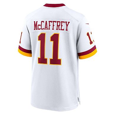 Men's Nike Luke McCaffrey White Washington Commanders Game Super Bowl Era Jersey