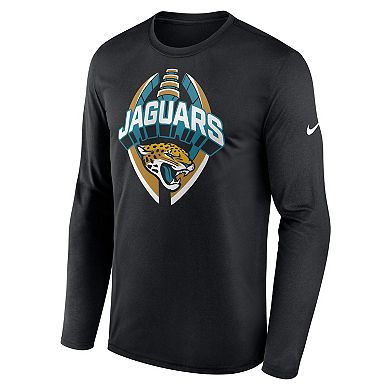 Men's Nike Black Jacksonville Jaguars Primetime Legend Icon Performance Long Sleeve T-Shirt