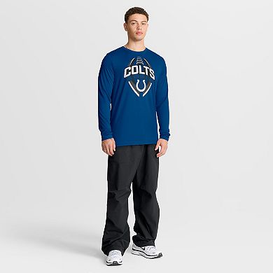 Men's Nike Royal Indianapolis Colts Primetime Legend Icon Performance Long Sleeve T-Shirt