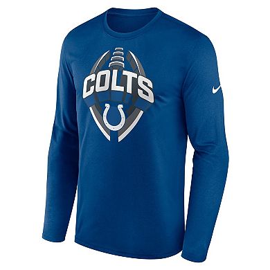 Men's Nike Royal Indianapolis Colts Primetime Legend Icon Performance Long Sleeve T-Shirt