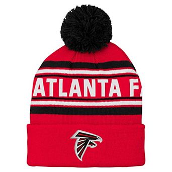 Preschool Red Atlanta Falcons Jacquard Cuffed Knit Hat with Pom