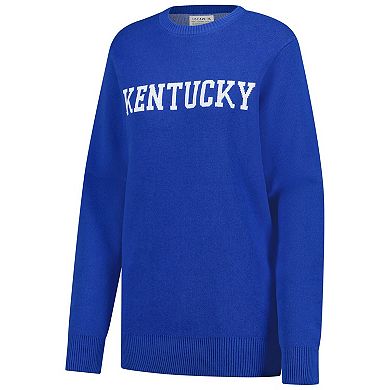 Women's Uscape Apparel Royal Kentucky Wildcats Renew Knit Vintage Sweater