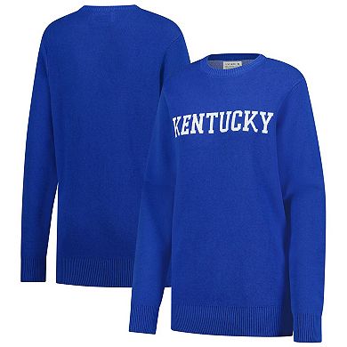 Women's Uscape Apparel Royal Kentucky Wildcats Renew Knit Vintage Sweater