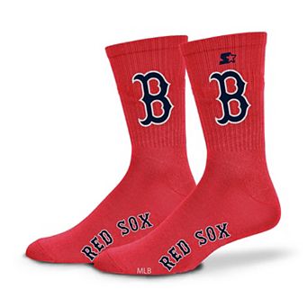 Unisex Starter Red Boston Red Sox Satin Crew Socks