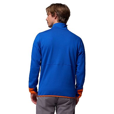Men's Columbia Royal Florida Gators Hike Omni-Wick Half-Zip Pullover