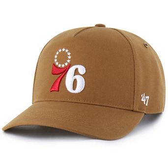 Men's Carhartt x '47 Brown Philadelphia 76ers Hitch Adjustable Hat