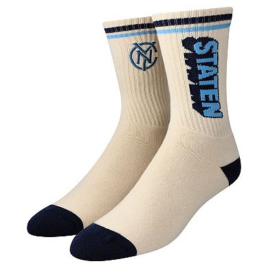 Unisex Only NY x NYCFC Natural Staten Island Five Boroughs Crew Socks