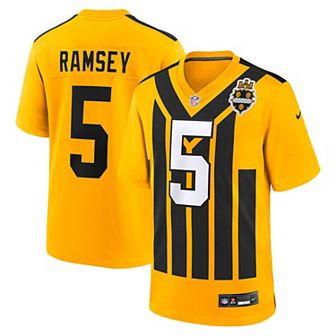 Men's Nike Jalen Ramsey Gold Pittsburgh Steelers Alternate 1933 Throwback Game Jersey
