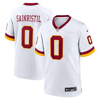 Men's Nike Mike Sainristil White Washington Commanders Game Super Bowl Era Jersey
