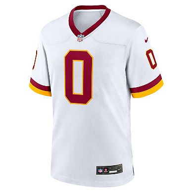 Men's Nike Mike Sainristil White Washington Commanders Game Super Bowl Era Jersey