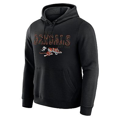 Men's Darius Rucker Collection by Fanatics Heather Black Cincinnati Bengals Hoodie