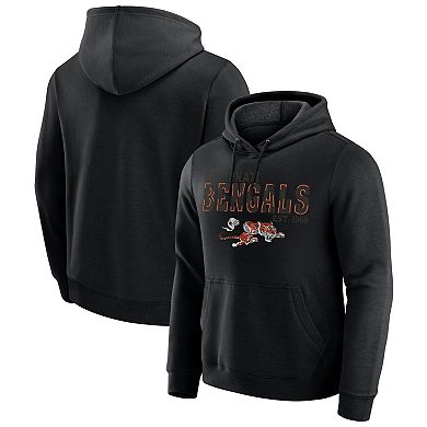 Men's Darius Rucker Collection by Fanatics Heather Black Cincinnati Bengals Hoodie