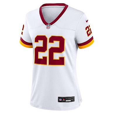 Women's Nike Jacory Croskey-Merritt White Washington Commanders Game Super Bowl Era Jersey