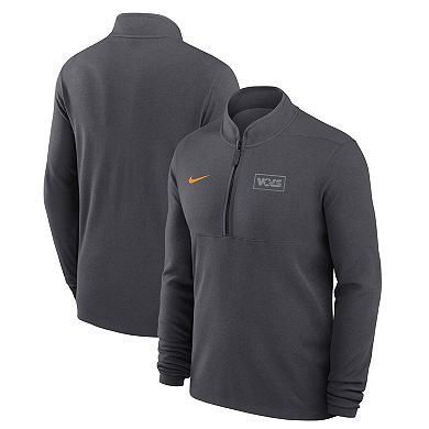 Men's Nike Smokey Grey Tennessee Volunteers Victory Dri-FIT Half-Zip Pullover