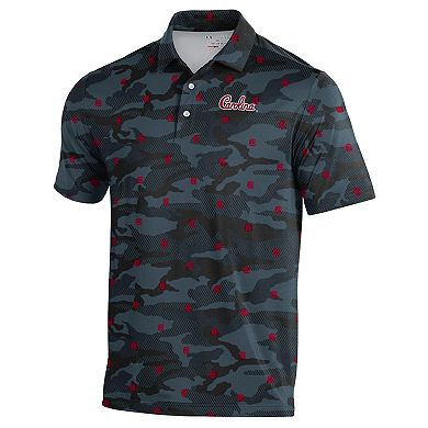 Men's Under Armour Black South Carolina Gamecocks Gameday ArmourFuse Polo