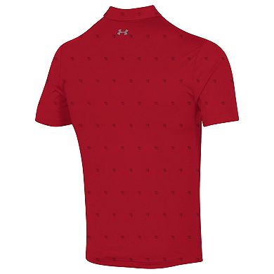 Men's Under Armour Red Utah Utes Gameday ArmourFuse Polo