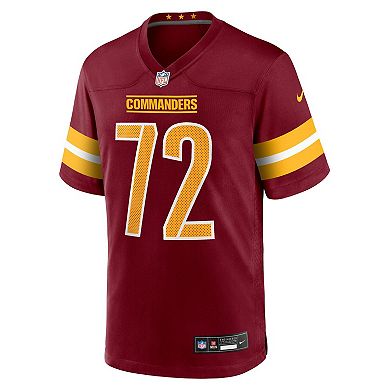 Men's Nike Josh Conerly Jr. Burgundy Washington Commanders 2025 NFL Draft First Round Pick Game Jersey