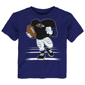 Toddler Outerstuff Purple Baltimore Ravens Game Fit T-Shirt