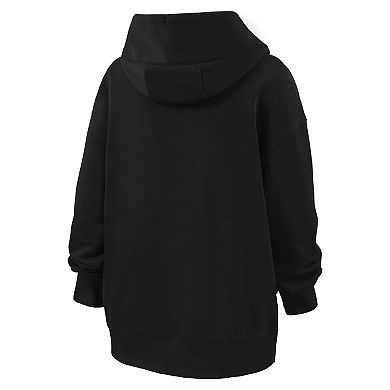 Women's Nike Black Team USA Oversized Phoenix Fleece Hoodie