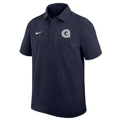 Men's Nike Navy Georgetown Hoyas 2025 Sideline Dri-FIT Polo