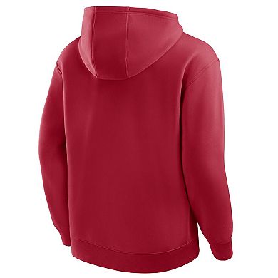 Men's Fanatics Crimson Oklahoma Sooners Hometown Premium Rise And Conquer Half-Zip Hoodie