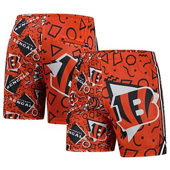 Men's Chubbies Orange Cincinnati Bengals Mesh Shorts