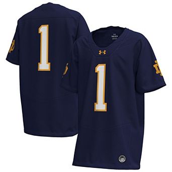 Youth Under Armour Navy Notre Dame Fighting Irish Replica Football Jersey