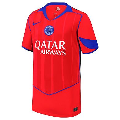 Youth Nike Red Paris Saint-Germain 2025/26 Third Replica Jersey