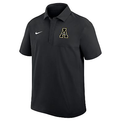 Men's Nike Black Appalachian State Mountaineers 2025 Sideline Polo