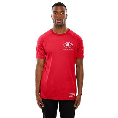 Men's New Era Scarlet San Francisco 49ers Functional Fandom Reflective T-Shirt